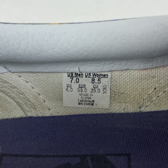 Vans X Liberty Of London Floral Classic Slip On Sneakers Womens 8.5 Mens 7 - Picture 7 of 9